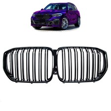 Sport Kühlergrill Schwarz Glanz Doppelsteg Kühlergitter passt Passend für BMW X5