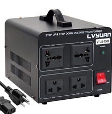 Voltage Converter Transformer 1500 Watt Step Up/Down Convert from 110V-120V