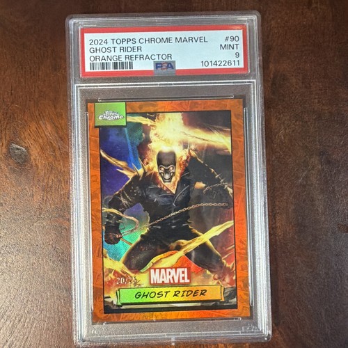 Ghost Rider 1 [Gold Refractor] #MN-3 Marvel 2024 Topps Chrome 90s card