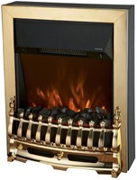 Electric Flame-effect Home Fan Heater Realistic Smokeless No Installation Requrd Electric Flame-effect Home Fan Heater Realistic Smokeless No Installation Requrd