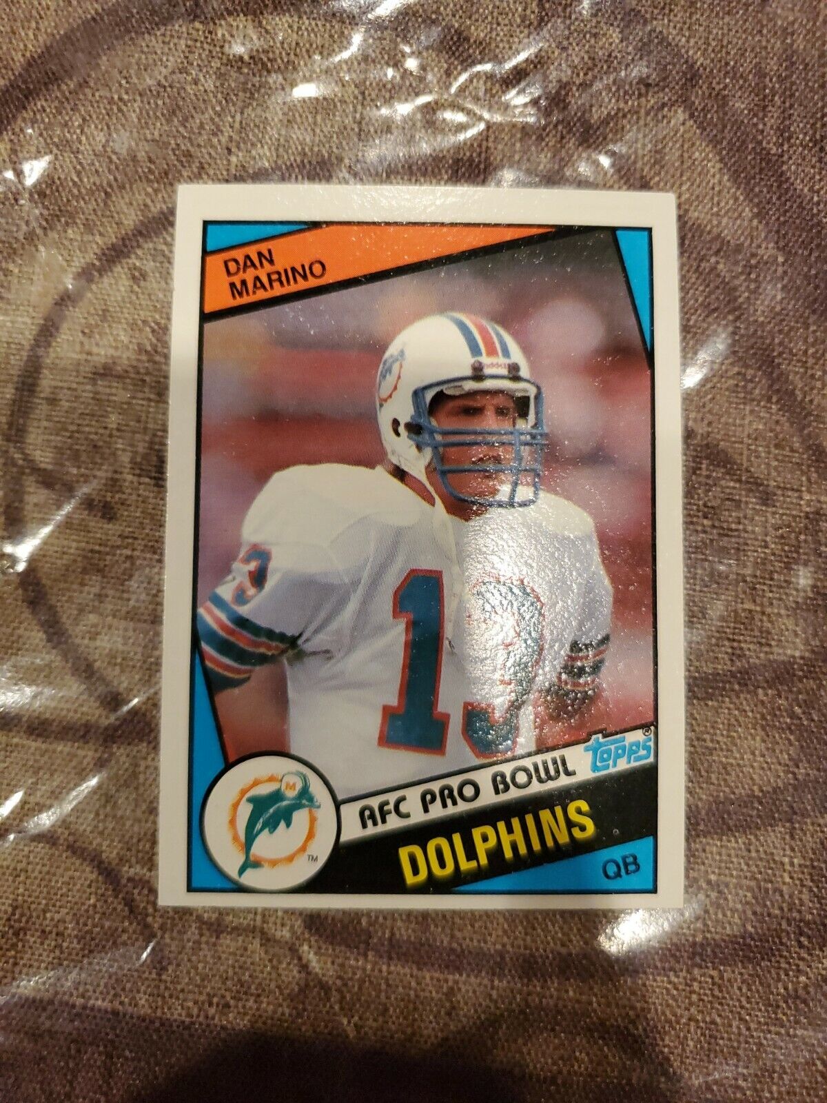 1984 Topps Dan Marino Miami Dolphins #123 1984 Reprint Football 