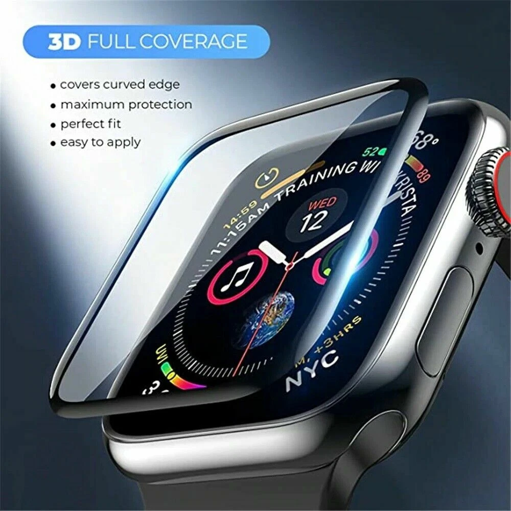 3D Tempered Glass Screen Protector For iWatch Apple Watch 3/4/5/6