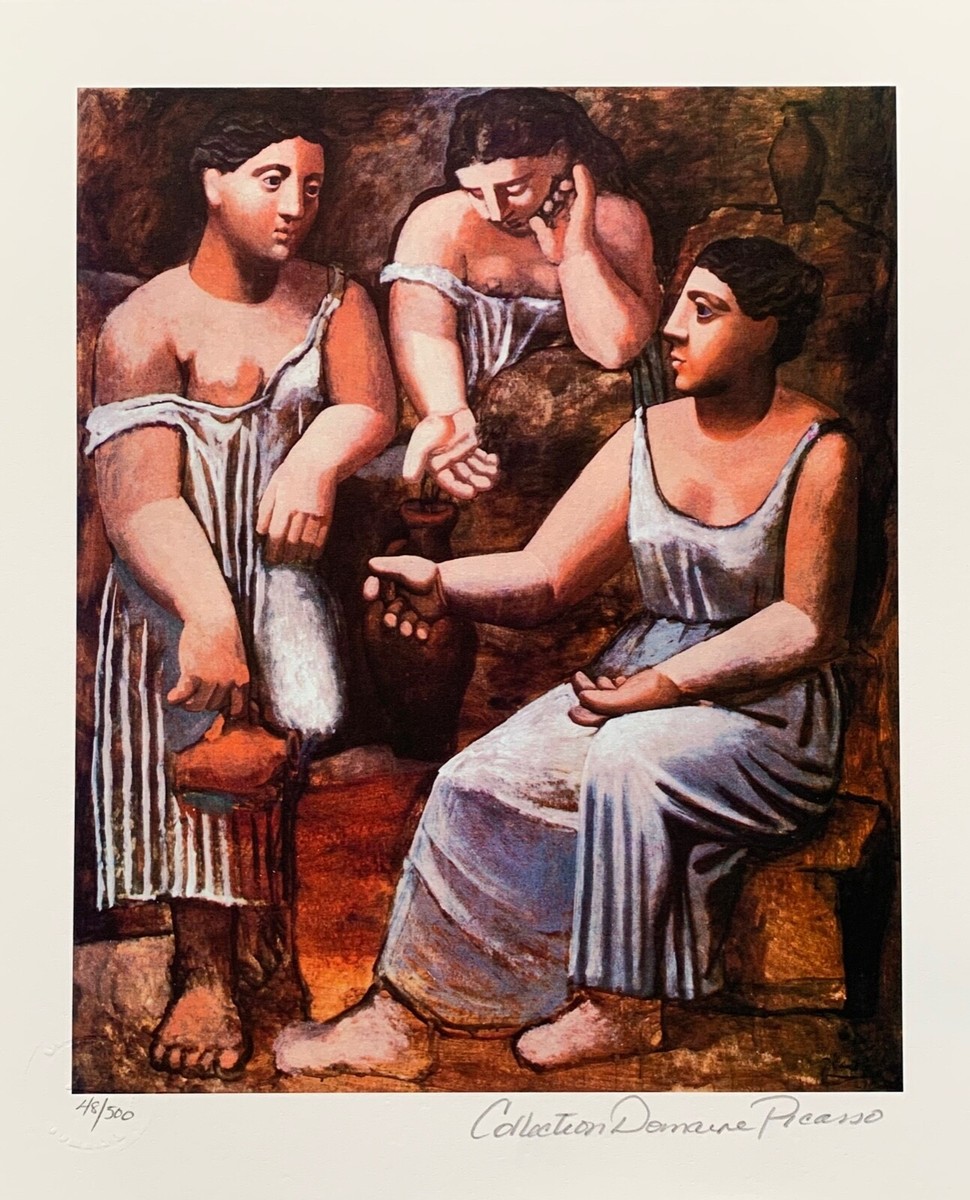 Pablo Picasso THREE SISTERS Estate Signed Limited Edition