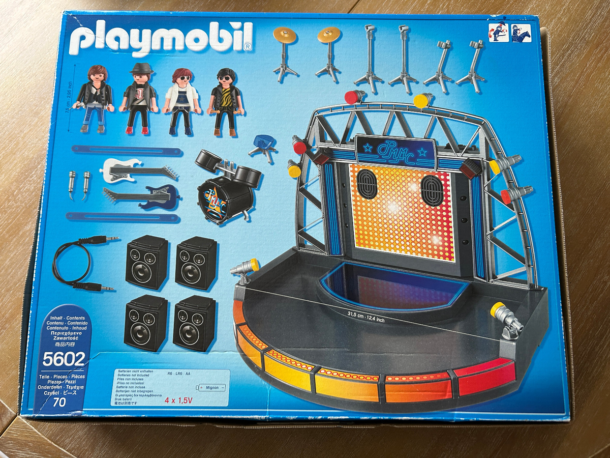 Playmobil 5602 City Life Rock Stage NEW IN BOX Pop Stars | eBay