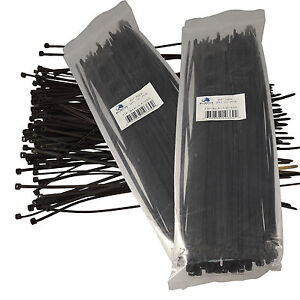 240x Super Strong & Secure 300mm ~CABLE TIES~ Plastic Zip Wraps High Quality 240x Super Strong & Secure 300mm ~CABLE TIES~ Plastic Zip Wraps High Quality