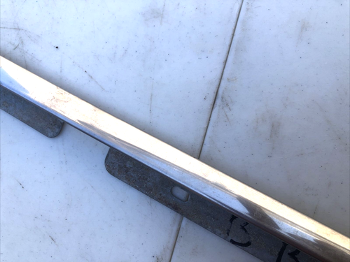 CORONET GTX ROAD RUNNER REAR UPPER DOOR PANEL CHROME MOLDING TRIM STRIP LEFT - Picture 6 of 21