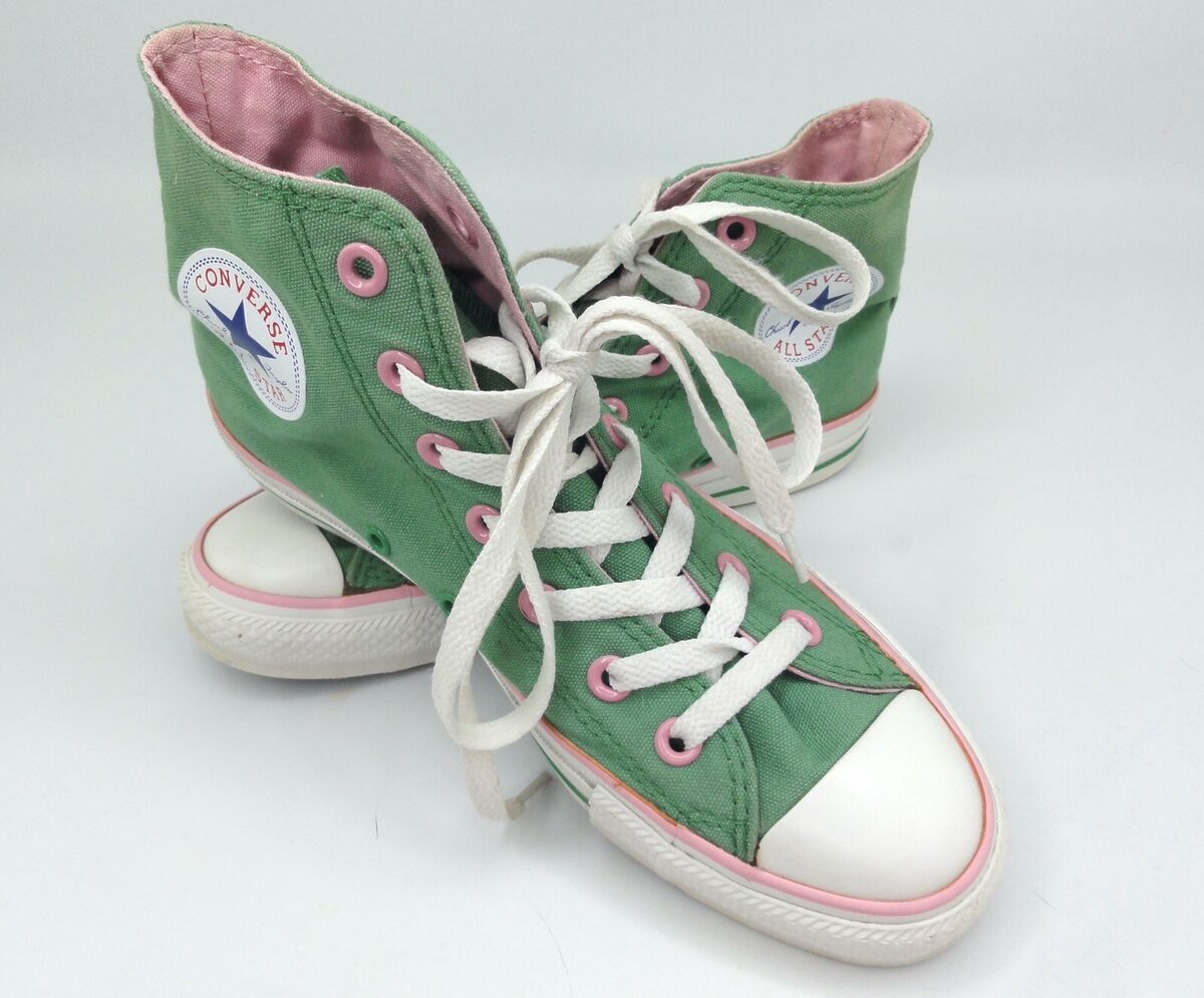 Converse All Star Chuck Taylor High-Top Canvas Shoes Green Converse All Star Chuck Taylor High-Top Canvas Shoes Green