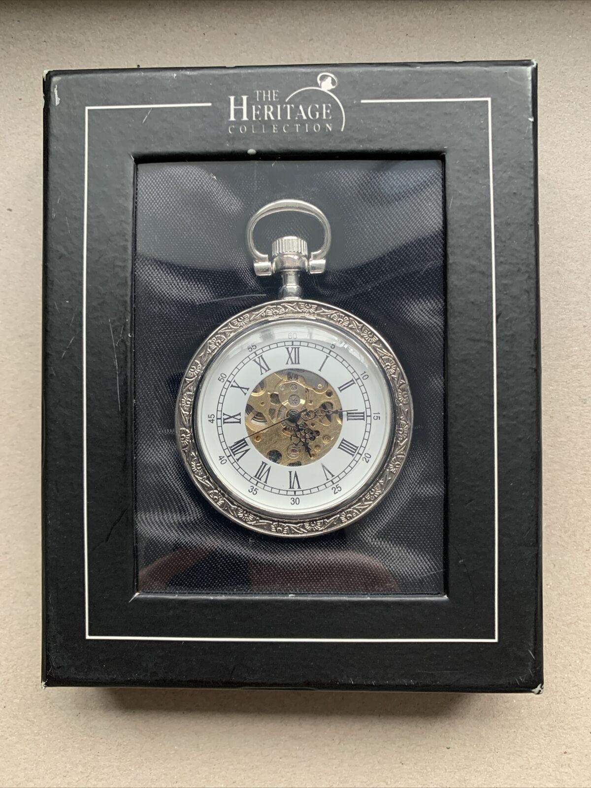 The Heritage Collection Atlas Editions Pocket Watch Loire Skeleton Model