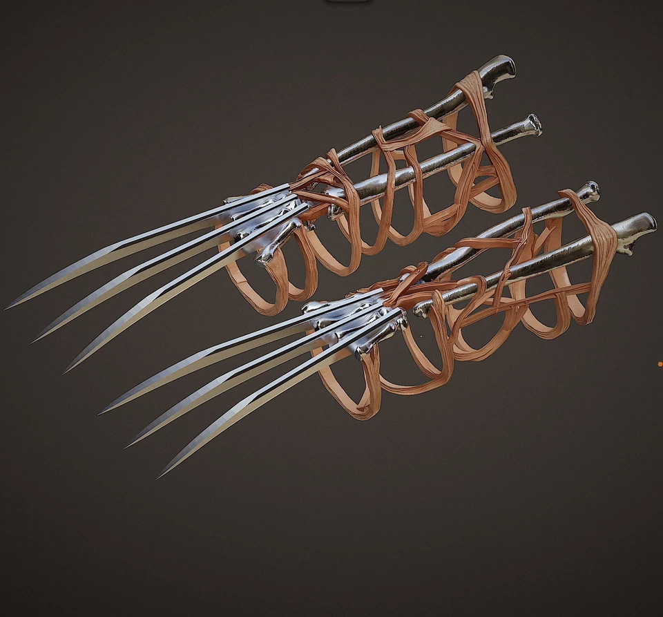 ¡Juego de accesorios ULTIMATE escala 1:6 SIN PINTAR para Hot Toys Deadpool!! Foto 3 de 4