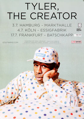Tyler, The Creator - Flower Boy, Tourneedaten 2017 | Konzertplakat | Poster