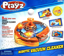 PLAYZ Robotic Vacuum Cleaner STEM Toy 39103