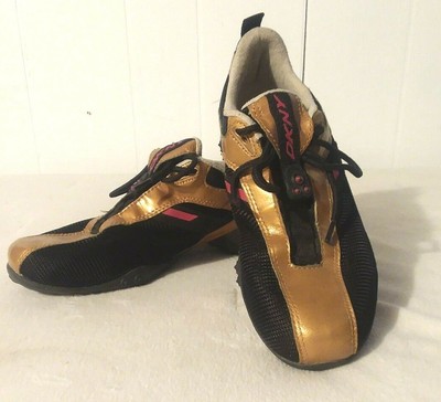 black and gold womens tennis shoes
