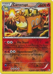 Camerupt 22/149 Reverse Holo Boundaries Crossed Pokemon Card NM