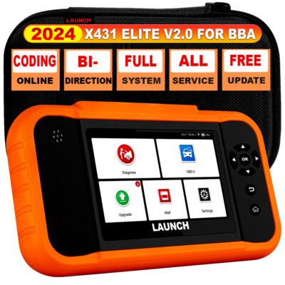 2024 LAUNCH X431 Creader Elite 2.0 OBD2 Diagnosegerät Auto Scanner Für VW/BMW