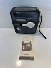 Vintage LL L L Bean Eton Solarlink Emergency Radio FR360 Works but Sticky Case