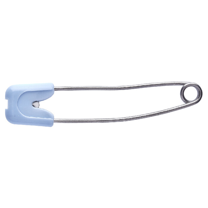 Nappy Safety Pins with Safety Lock Push In Plastic Head 56mm Long eBay