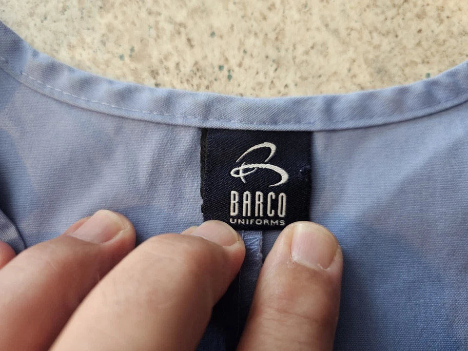 Blusa Médica Azul Unisex Barco Uniforms Talla 3XL Foto 3 de 4