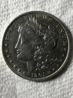 1901-O AU MORGAN SILVER DOLLAR