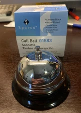 NEW Sparco Ring For Service Call Bell 3-3/8" Polished Steel Bell & Base