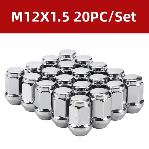 20pcs M12x1.5 Chrome Wheel Lug Nuts for Toyota Camry Corolla Highlander Prius - Picture 4 of 9