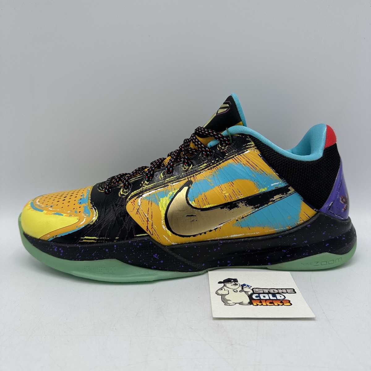 Nike Zoom Kobe 5 V Prelude Hall Of Fame Mamba 639691 700 Size 9