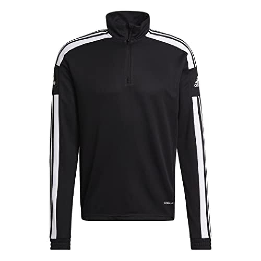 (TG. L) Adidas SQ21 TR Top, Maglia Lunga Uomo, Black/White, LT - NUOVO