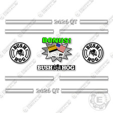 Fits Bush Hog 2426 QT Decal Kit Front End Loader - 7 YEAR OUTDOOR 3M VINYL!