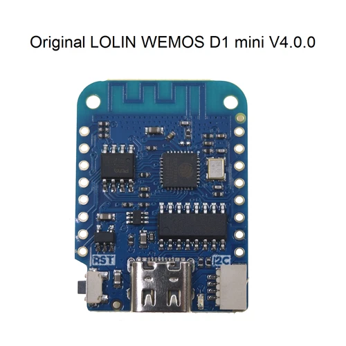 Original LOLIN WEMOS D1 mini V4.0.0 WIFI IOT based ESP8266 4MB MicroPython
