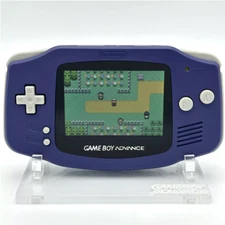 Nintendo Game Boy Advance GBA iPS V2 Backlight Backlit LCD Console Indigo & Grey
