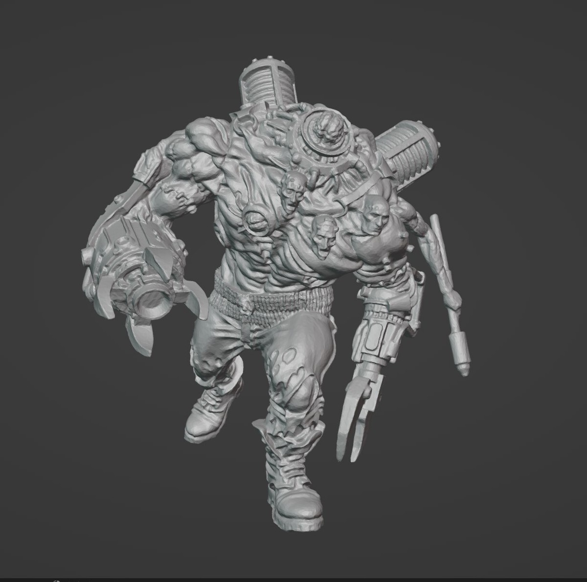 Dust 1947 Tactics Studio AXIS EXPERIMENT X33 Zombie (50% larger