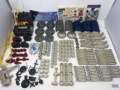 Vintage Robotix Building Toy Parts Lot 1984 Milton Bradley Huge Lot Robo Dog