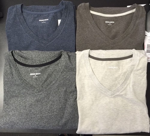 NEW Mens ROUGH DRESS V-NECK STRETCH 