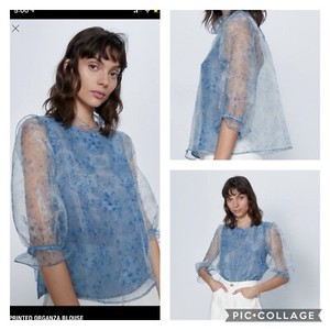 organza sheer top