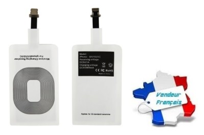 Ricevitore Wireless EazyCharge Per IPhone Con Connettore Lightning - Sottile E Universale - Nero - 2