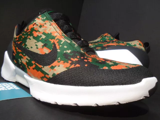 NIKE HYPER ADAPT 1.0 E.A.R.L. CAMO BLACK FIR GREEN TOTAL ORANGE