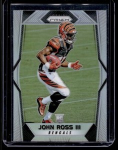 2017 Panini Prizm Silver John Ross III Rookie G48 Cincinnati Bengals #259