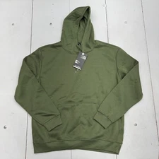 J. Come Solid Green Pullover Hoodie Mens Size 2XL