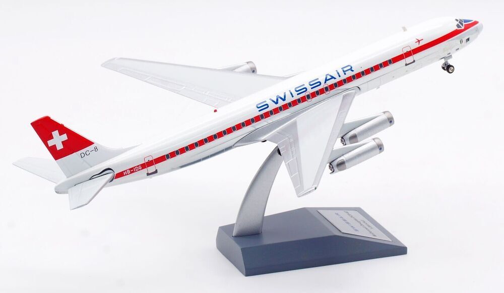Inflight B-862-IDG-P Swissair Douglas DC-8-62 HB-IDG Diecast 1/200 Jet Model New