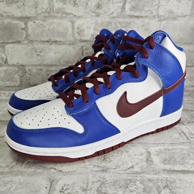 Nike Dunk High By You Maroon Blue White FV5511-900 Men's Size 11.5