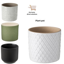 IKEA CHIAFRÖN Patterned Plant Pots Indoor/Outdoor Decorative Planters 9cm & 12cm