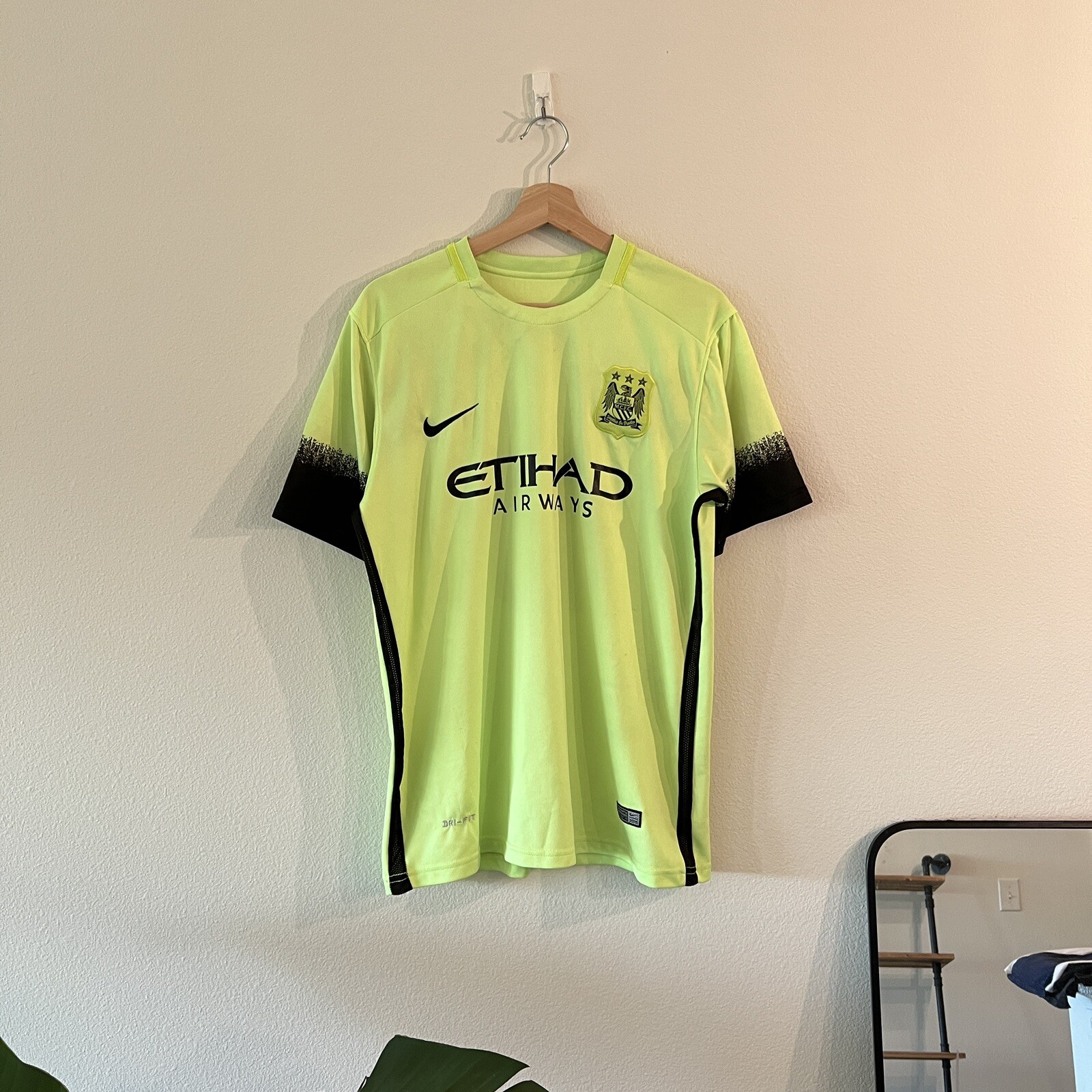 MANCHESTER CITY 2015 2016 THIRD FOOTBALL SHIRT SOCCER JERSEY NIKE 658882-368
