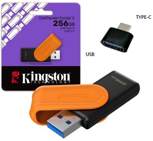 Kingston 64 Go 128 Go 256 Go DataTraveler Exodia S USB 3.2 Gen 1 clé USB Royaume-Uni - Photo 12/12