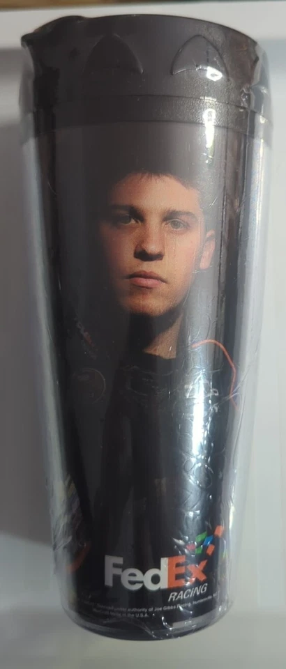 Denny Hamlin 2007 #11 FedEx Travel Mugs Nascar New, Post Production Sample - Image 3 of 4