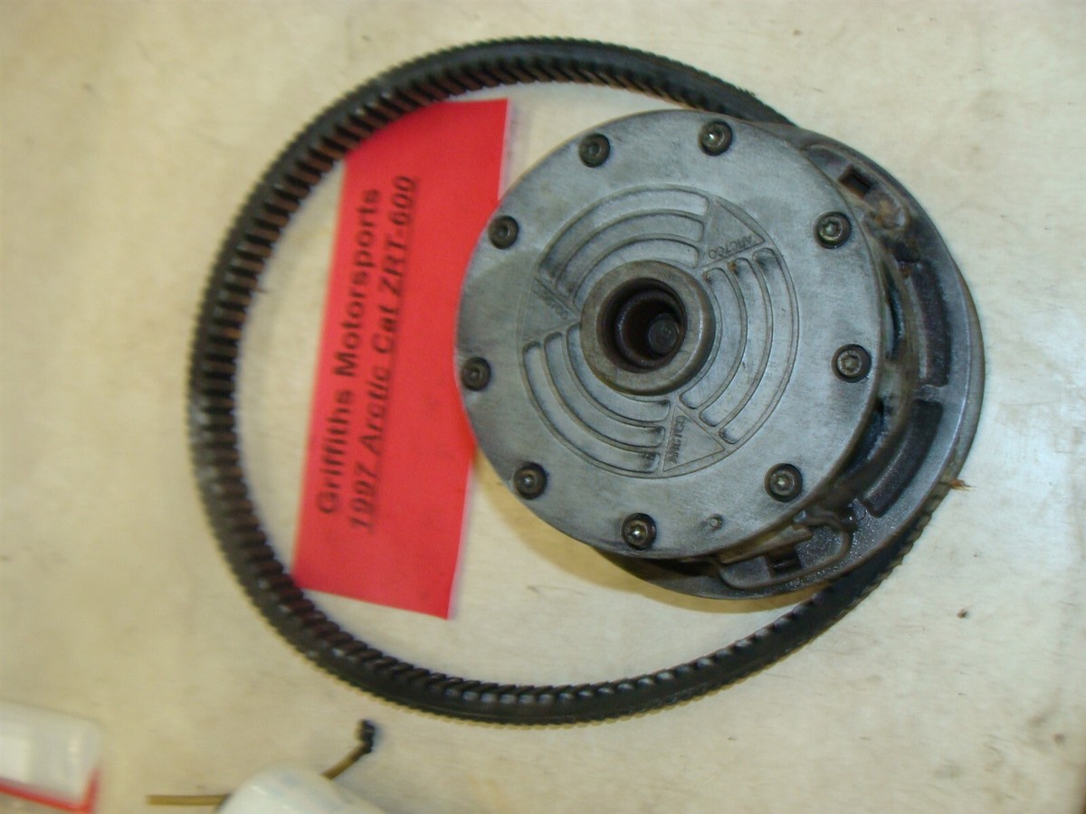 1997 ARCTIC CAT ZRT600 9 tower cvt primary 3mm drive clutch w belt