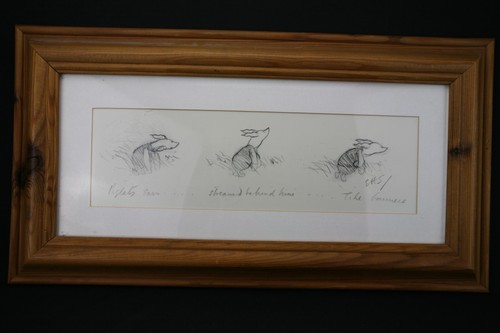 Vintage (1980er) E Shepherd Original Storyboard Kunstdrucke, Winnie the Pooh