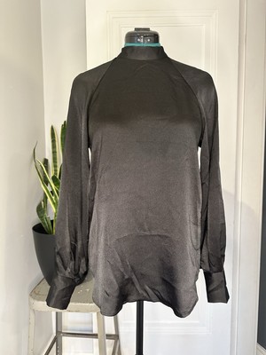 Equipment Femme Nash Top in True Black small NWT