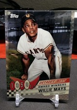 WILLIE MAYS 2020 Topps Decades Best Chrome Award Winners  #DBC-6 HOF SF Giants