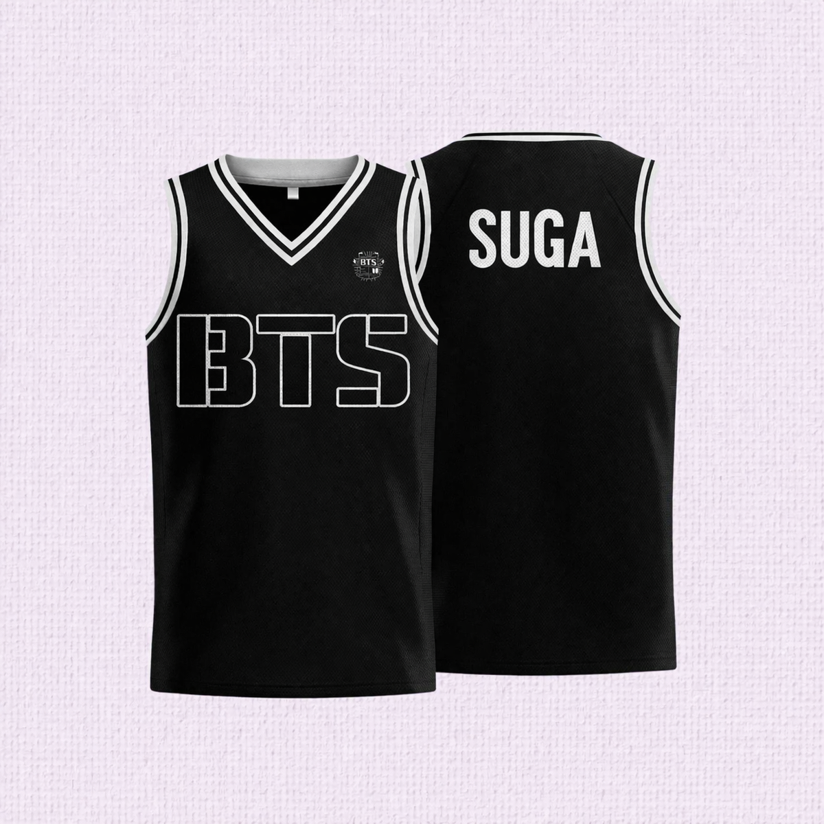 BTS TANK TOP JERSEY BASKETBALL STYLE ARMY OUTFIT FOR ARIRANG