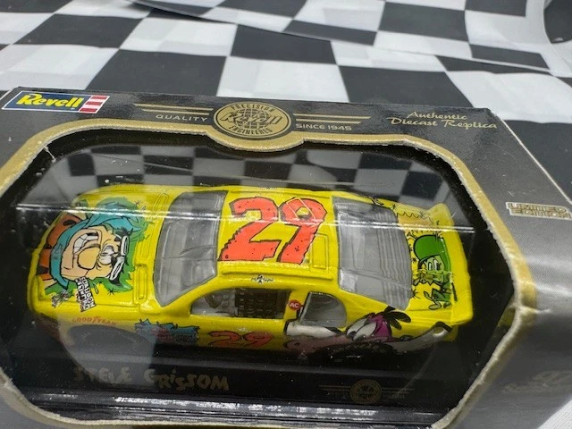 New 1997 Revell 1:64 Diecast NASCAR Steve Grissom Flintstones Chevy Monte Carlo - Image 3 of 4