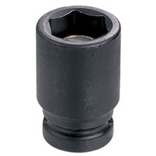 1/4" Drive x 8mm Magnetic Standard  Socket 908MG GREY PNEUMATIC Metal